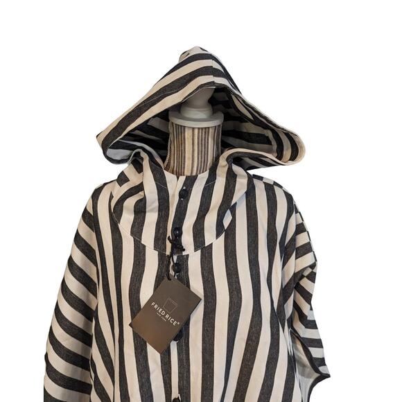 New FRIED RICE Summer Poncho Striped - Picture 4 of 16